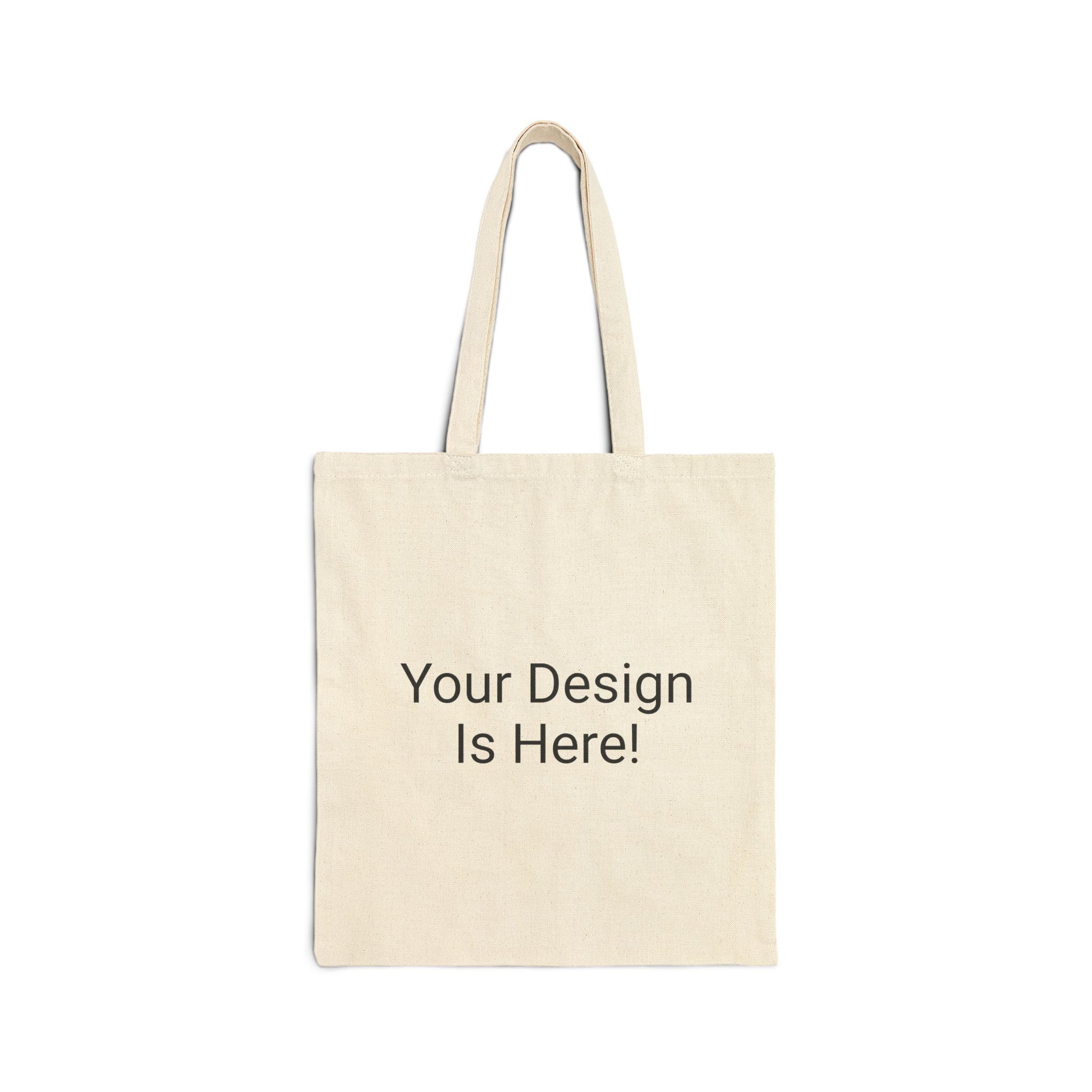 Customizable Cotton Canvas Tote Bag - Eco-Friendly Shopper, Reusable Grocery Bag